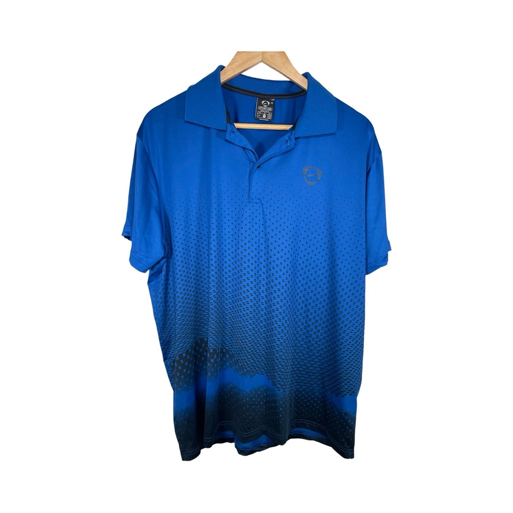 Sport Dri Blue Gradient Men's Polo Shirt 066